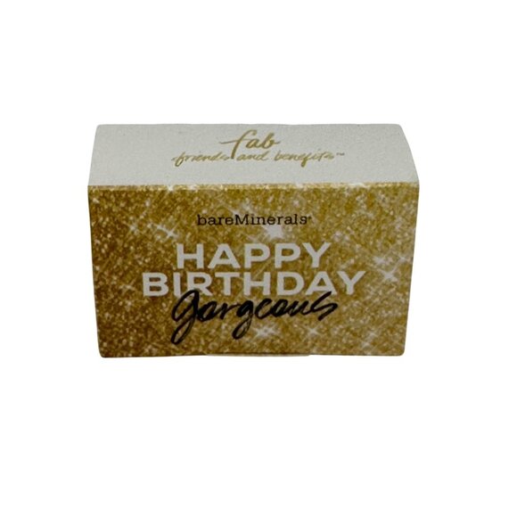 BareMinerals Happy Birthday Gorgeous Water Lily Eyeshadow Gold Sparkle Packaging - Picture 1 of 9